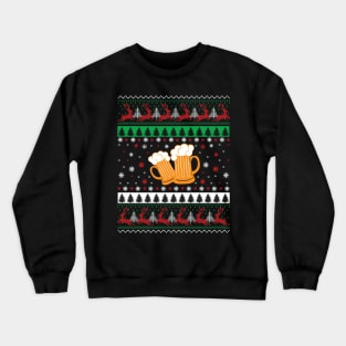 beer ugly Christmas sweater Crewneck Sweatshirt